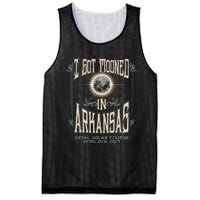 I Got Mooned In Arkansas Total Solar Eclipse 2024 Mesh Reversible Basketball Jersey Tank