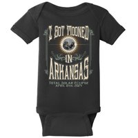I Got Mooned In Arkansas Total Solar Eclipse 2024 Baby Bodysuit