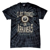 I Got Mooned In Arkansas Total Solar Eclipse 2024 Tie-Dye T-Shirt