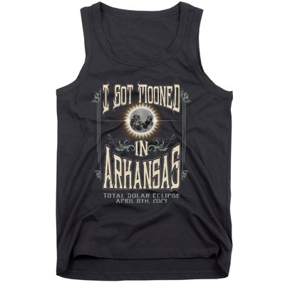 I Got Mooned In Arkansas Total Solar Eclipse 2024 Tank Top