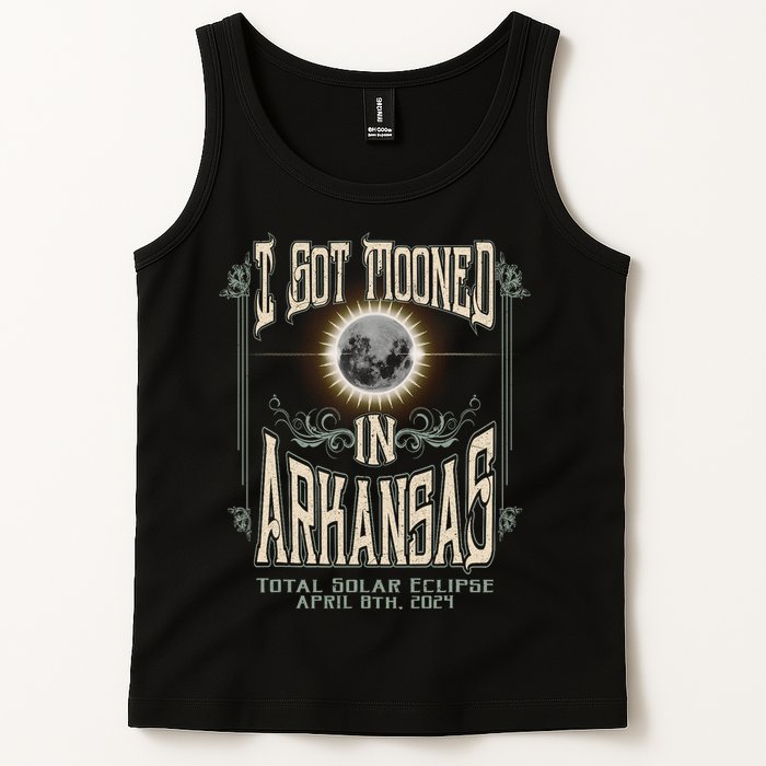 I Got Mooned In Arkansas Total Solar Eclipse 2024 Tank Top