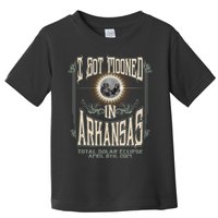 I Got Mooned In Arkansas Total Solar Eclipse 2024 Toddler T-Shirt