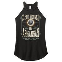 I Got Mooned In Arkansas Total Solar Eclipse 2024 Women's Perfect Tri Rocker Tank