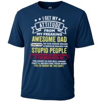 i get my attitude from my dad Performance Shirt