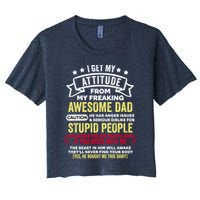 i get my attitude from my dad Crop Top