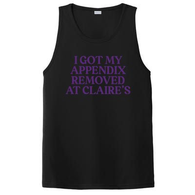 I Got My Appendix Removed At Claire Tal Health Awareness Cute Gift PosiCharge Competitor Tank