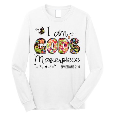 I’M GodS Masterpiece Christian Faith Bible Jesus God Prayer Long Sleeve Shirt