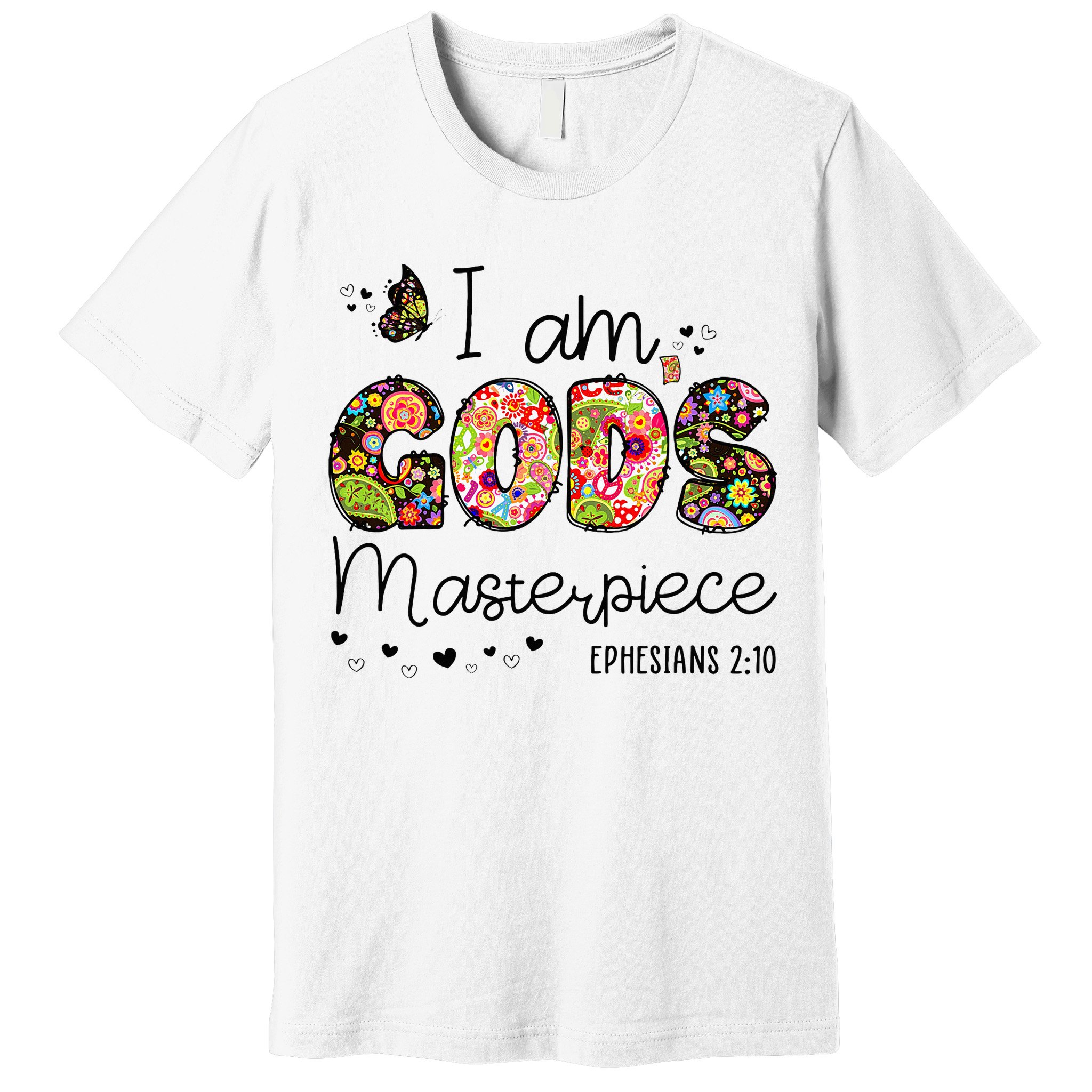 I’M GodS Masterpiece Christian Faith Bible Jesus God Prayer Premium T-Shirt