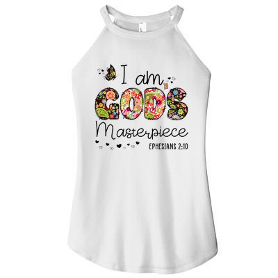 I’M GodS Masterpiece Christian Faith Bible Jesus God Prayer Women’s Perfect Tri Rocker Tank