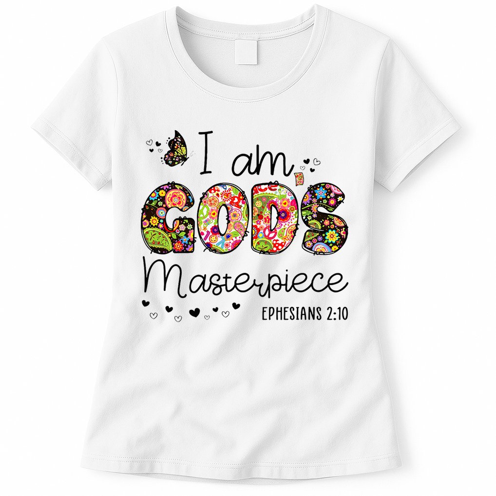 I’M GodS Masterpiece Christian Faith Bible Jesus God Prayer Womens T-Shirt