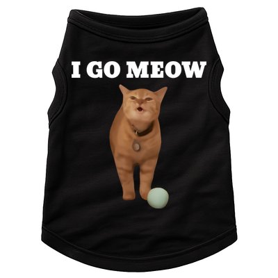 I Go Meow Cat Meme Doggie Tank