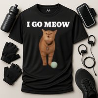 I Go Meow Cat Meme Performance Shirt