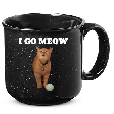 I Go Meow Cat Meme 15oz Campfire Ceramic Mug