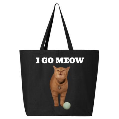 I Go Meow Cat Meme 25L Jumbo Tote
