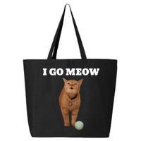 I Go Meow Cat Meme 25L Jumbo Tote