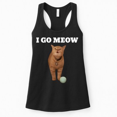 I Go Meow Cat Meme Womens Tank Top