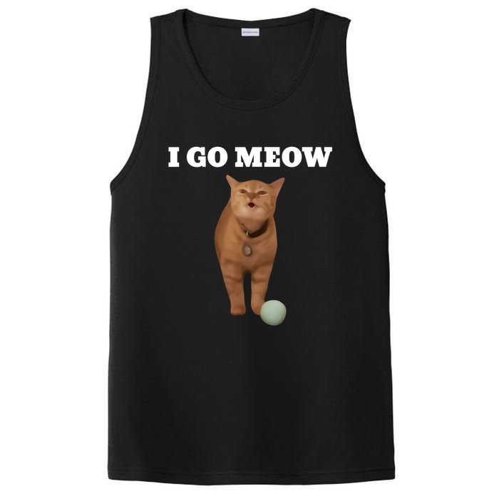 I Go Meow Cat Meme PosiCharge Competitor Tank