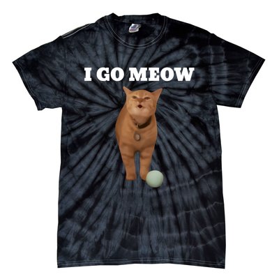 I Go Meow Cat Meme Tie-Dye T-Shirt