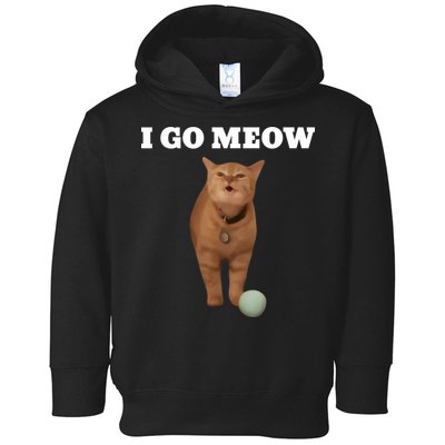 I Go Meow Cat Meme Toddler Hoodie