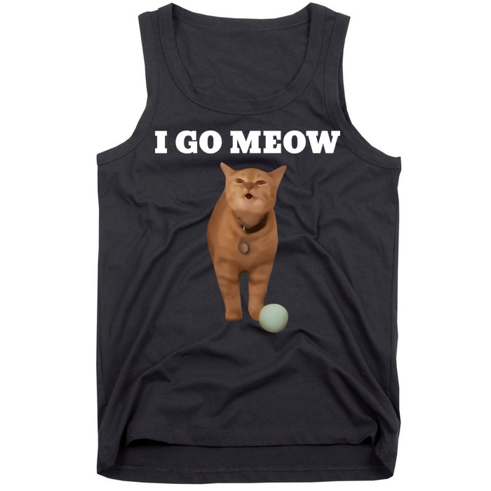 I Go Meow Cat Meme Tank Top
