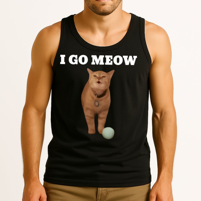 I Go Meow Cat Meme Tank Top