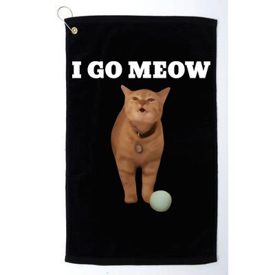 I Go Meow Cat Meme Golf Towel