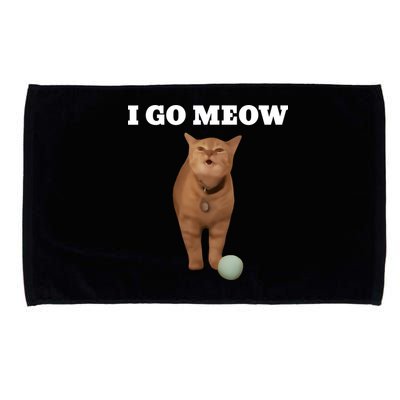 I Go Meow Cat Meme Microfiber Hand Towel