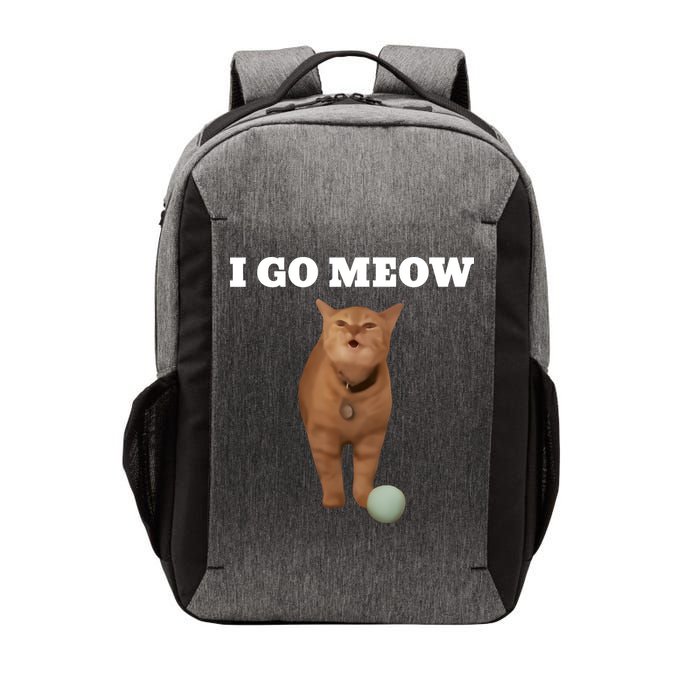 I Go Meow Cat Meme Vector Backpack