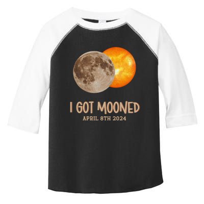 I Got Mooned April 8th 2024 Toddler Fine Jersey T-Shirt