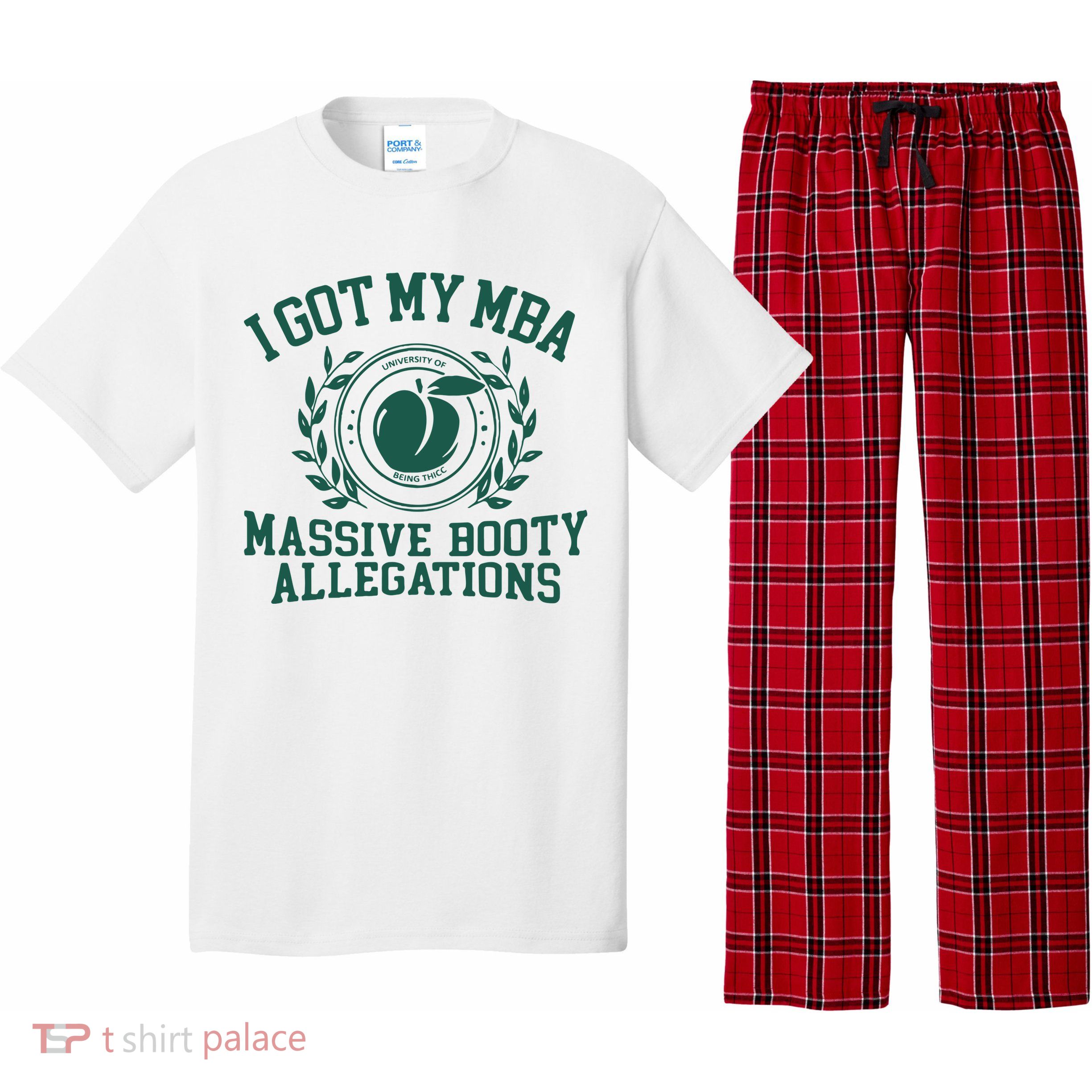 I Got My Mba Massive Booty Allegations Pajama Set