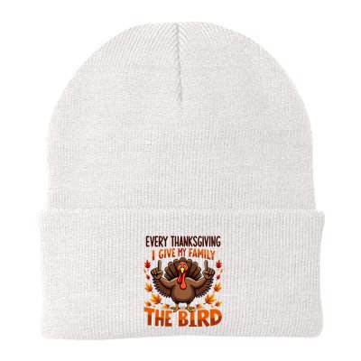 I Give My Family The Bird Thanksgiving Beanie