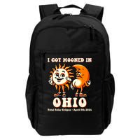 I Got Mooned In Ohio Total Solar Eclipse 2024 Daily Commute Backpack