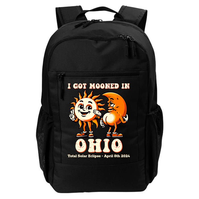 I Got Mooned In Ohio Total Solar Eclipse 2024 Daily Commute Backpack