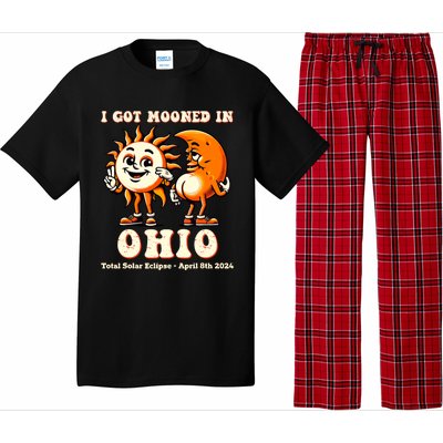 I Got Mooned In Ohio Total Solar Eclipse 2024 Pajama Set