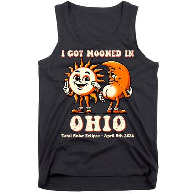 I Got Mooned In Ohio Total Solar Eclipse 2024 Tank Top