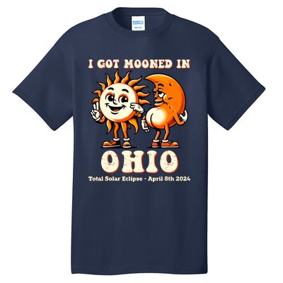 I Got Mooned In Ohio Total Solar Eclipse 2024 Tall T-Shirt