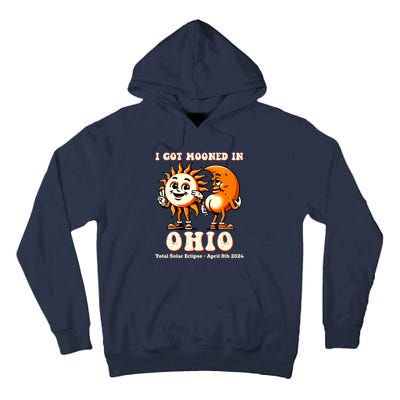 I Got Mooned In Ohio Total Solar Eclipse 2024 Tall Hoodie