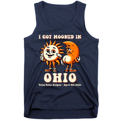 I Got Mooned In Ohio Total Solar Eclipse 2024 Tank Top