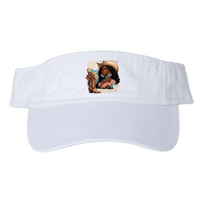 I Got My Boots On The Ground Western Cowgirl Melanin Swag  Visor