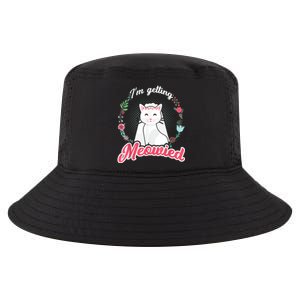 IM Getting Meowied Bachelorette Party Bride To Be Cat Cool Comfort Performance Bucket Hat