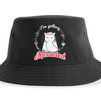 IM Getting Meowied Bachelorette Party Bride To Be Cat Sustainable Bucket Hat