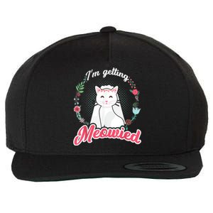 IM Getting Meowied Bachelorette Party Bride To Be Cat Wool Snapback Cap