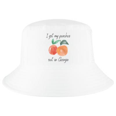 I Got My Peaches Out In Georgia Lyrics Song Funny Fruit Cool Comfort Performance Bucket Hat