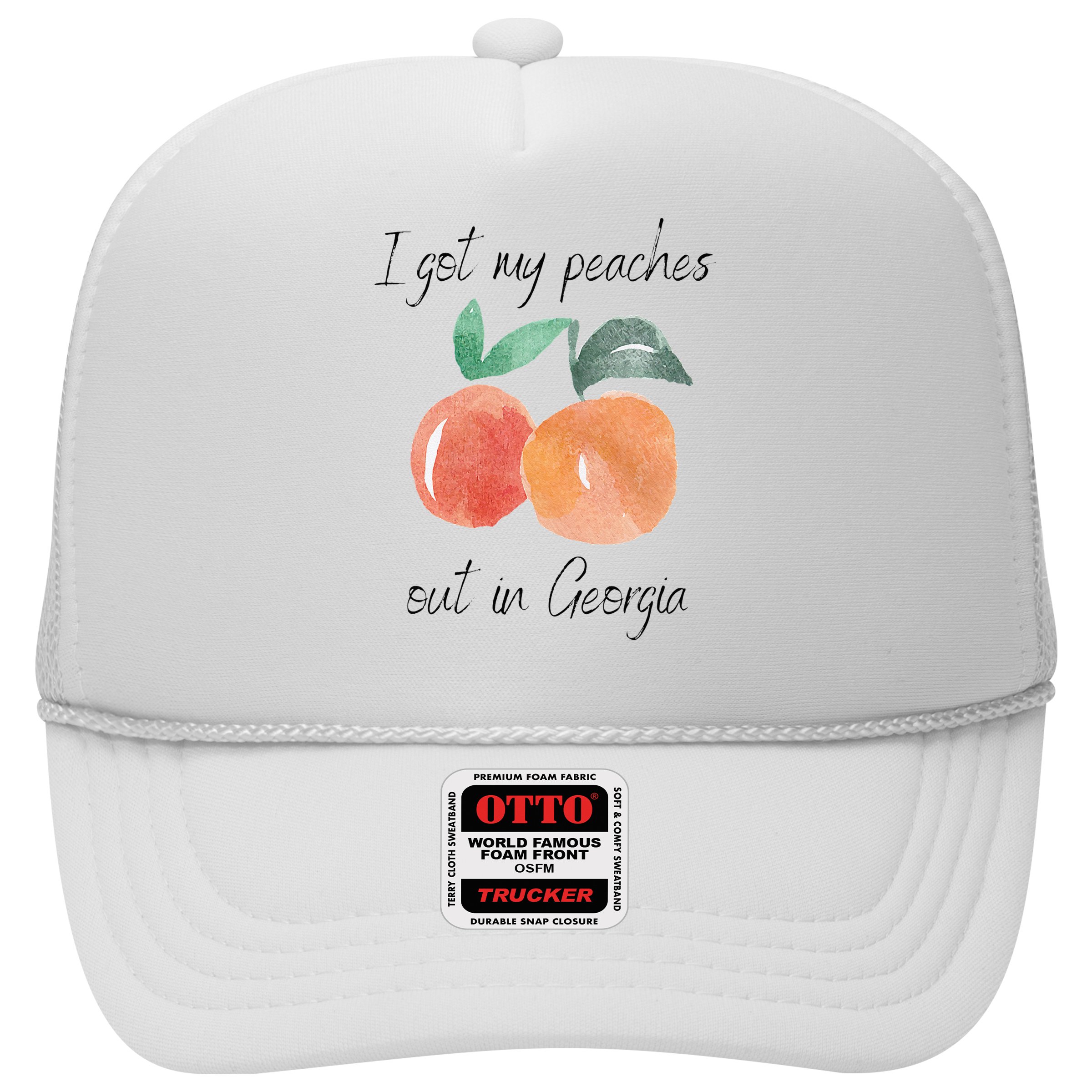 I Got My Peaches Out In Georgia Lyrics Song Funny Fruit Hat