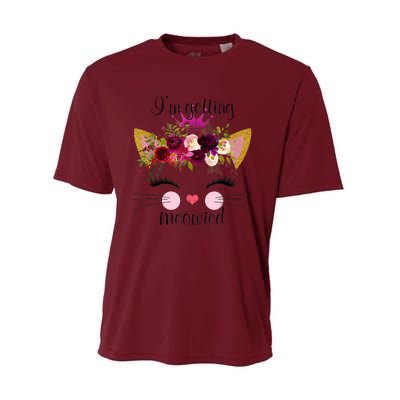 IM Getting Meowied Cat Funny Performance Sprint T-Shirt