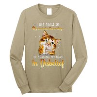 I Get Most Of My Exercise These Day By Shaking My Head Cat Long Sleeve Shirt