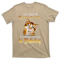 I Get Most Of My Exercise These Day By Shaking My Head Cat T-Shirt