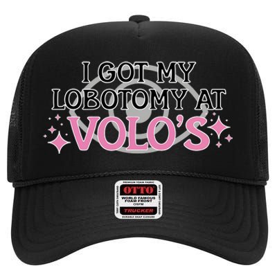 I Got My Lobotomy At VoloS BaldurS Gate 3 High Crown Mesh Back Trucker Hat