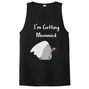 Im Getting Meowied Cat Funny Bachelorette Party Gift PosiCharge Competitor Tank