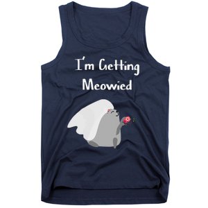 Im Getting Meowied Cat Funny Bachelorette Party Gift Tank Top